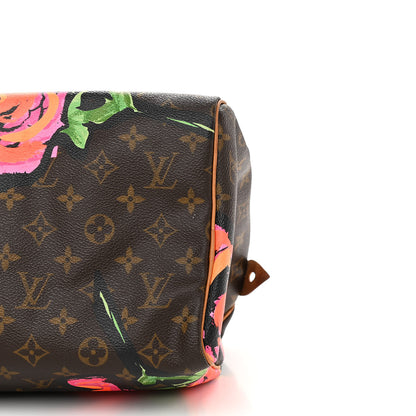 Louis Vuitton Monogram Roses Speedy 30 10 of 11