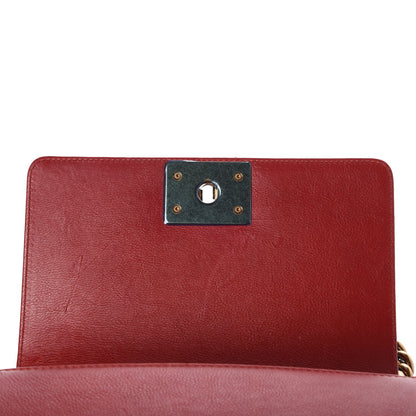 Chanel Goat Hair Small Boy Flap Red 11 of 11