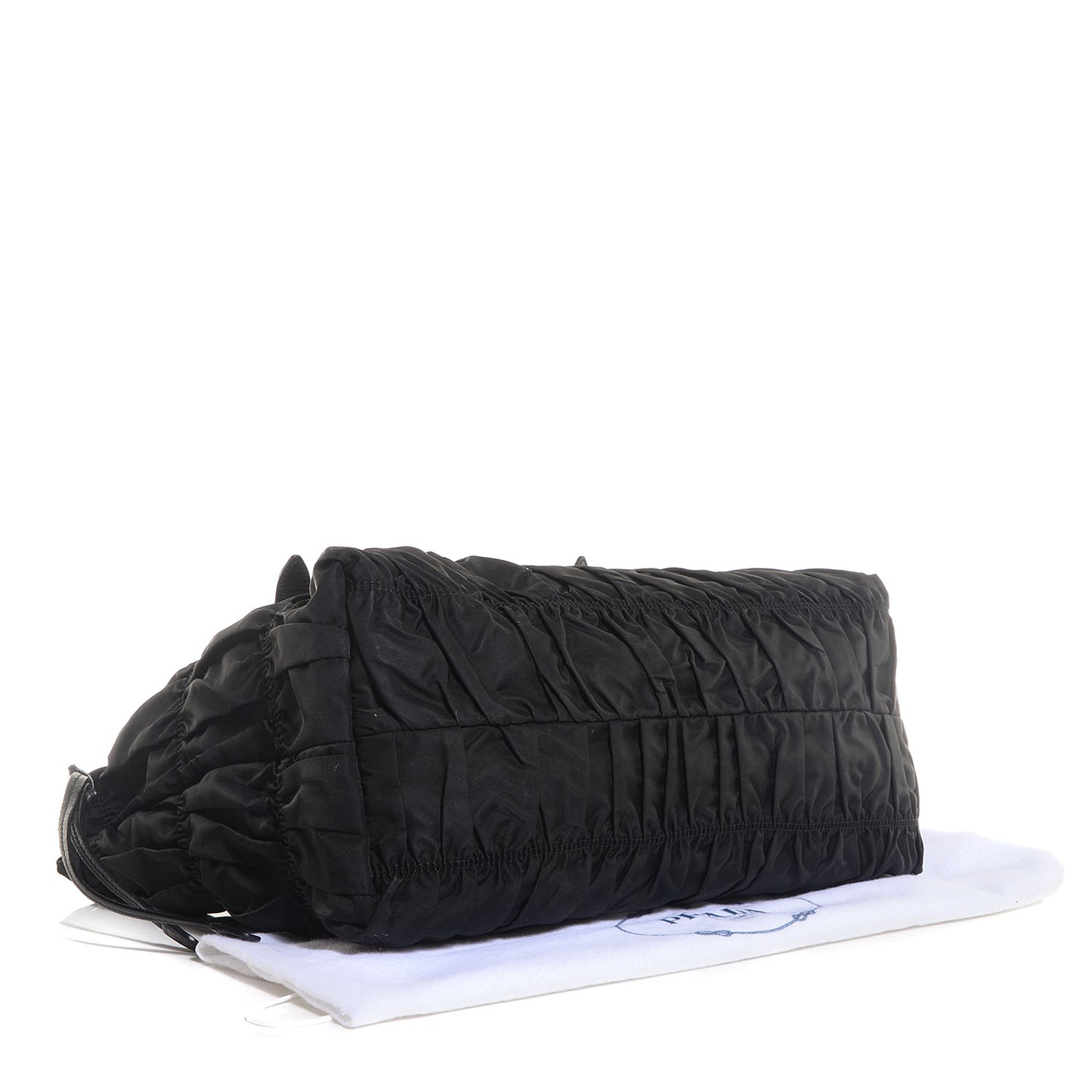 Tessuto Nylon Gaufre Tote Nero Black