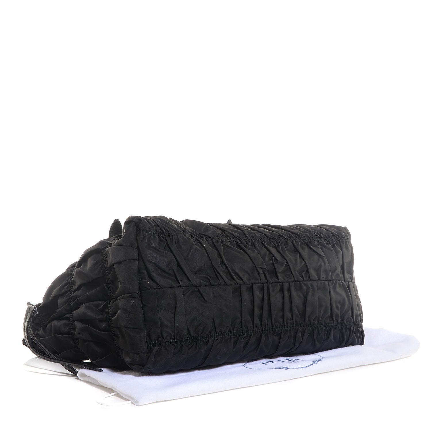 Prada Tessuto Nylon Gaufre Tote Nero Black 4 of 11