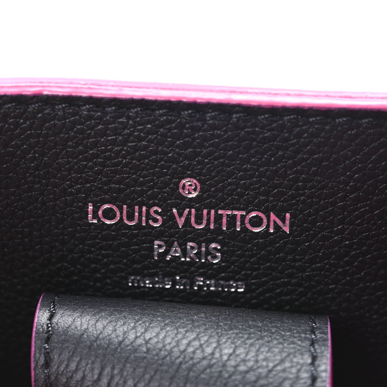 Louis Vuitton Calfskin Lockme Bucket Black 6 of 9