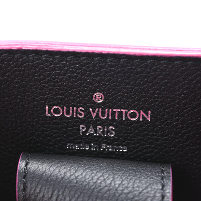 Louis Vuitton Calfskin Lockme Bucket Black 6 of 9