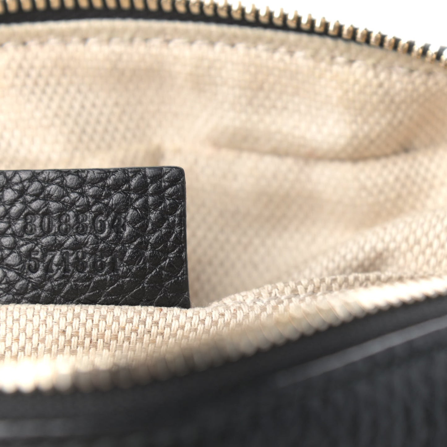 Pebbled Calfskin Small Soho Disco Bag Black
