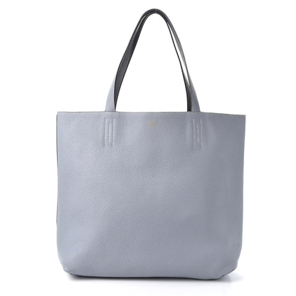 Hermes Taurillon Clemence Double Sens 36 Reversible Tote Bleu Lin Bleu Obscur 1 of 15