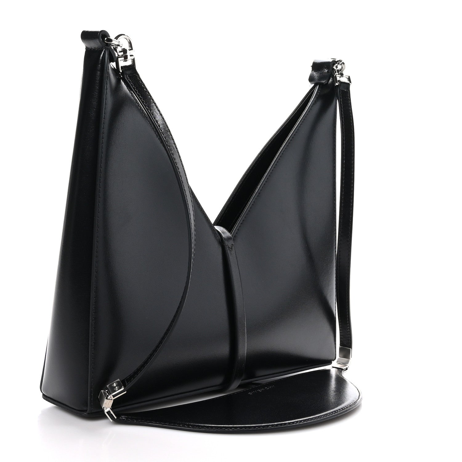 Givenchy Box Calfskin Small Cut Out Shoulder Bag Black 3 of 9