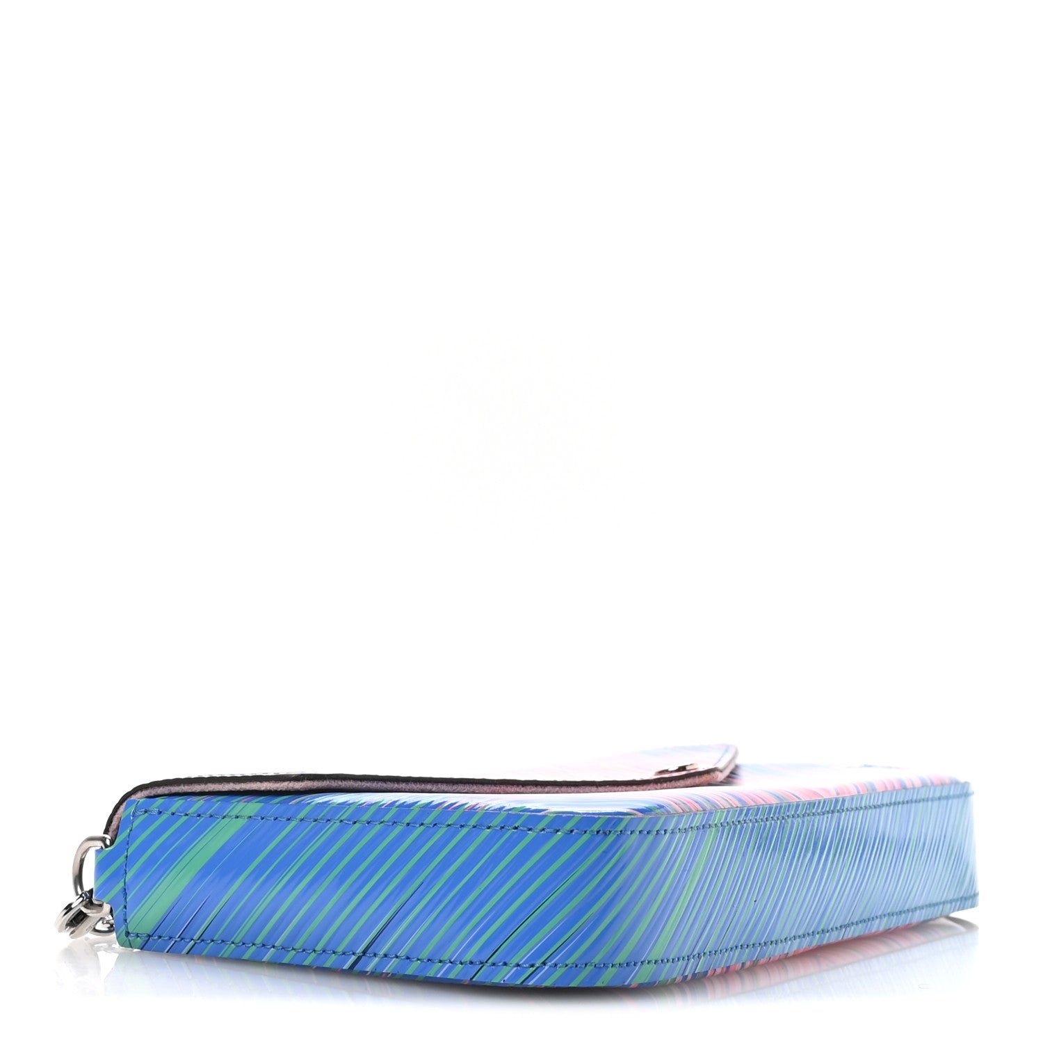 Louis Vuitton Epi Tropical Pochette Felicie Blue Rose 5 of 13