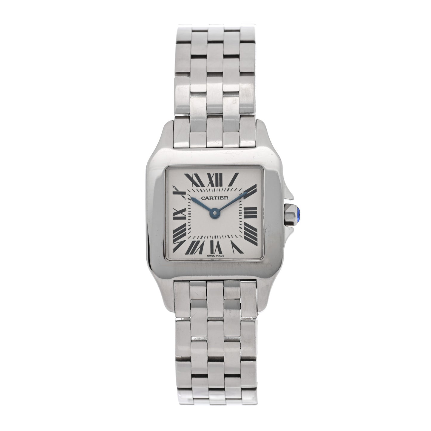 Stainless Steel 26mm Santos Demoiselle Quartz Watch
