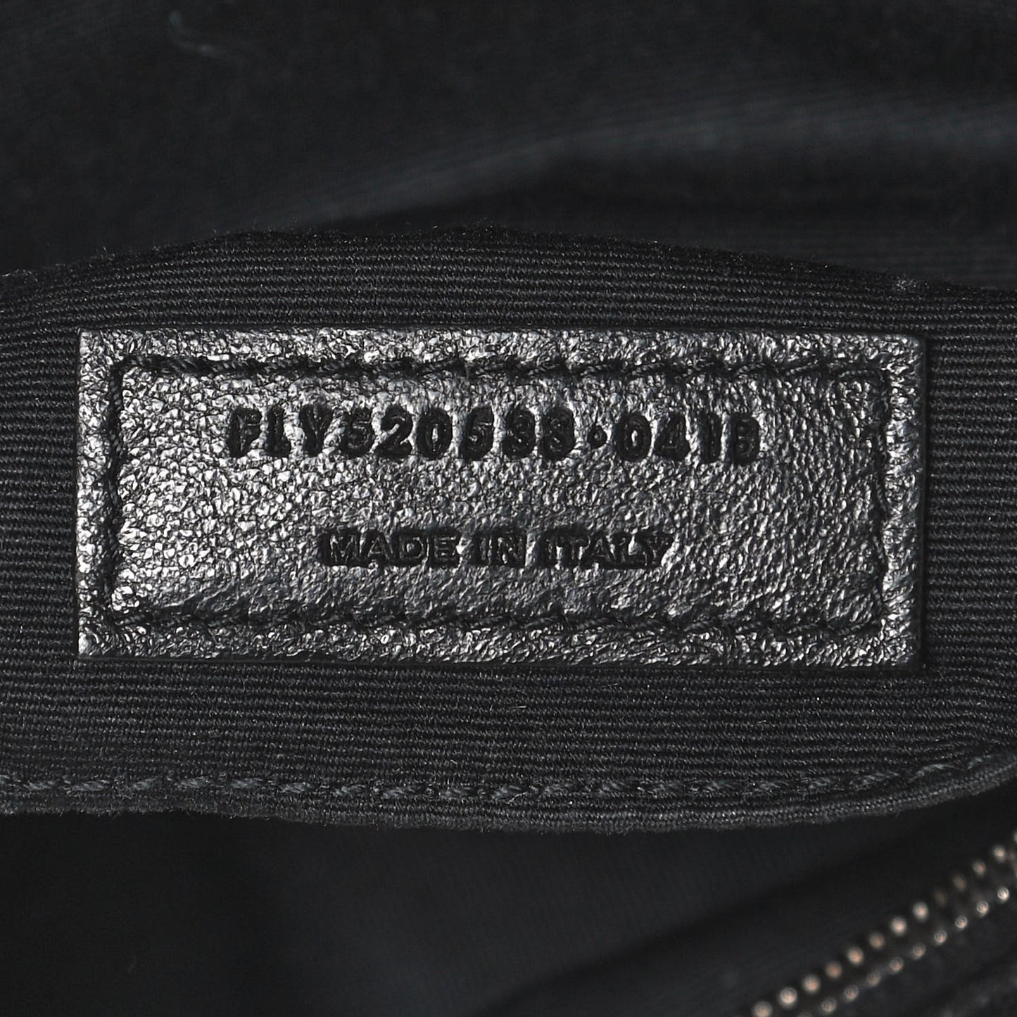 Lambskin Monogram Embossed Small Lou Camera Bag Black