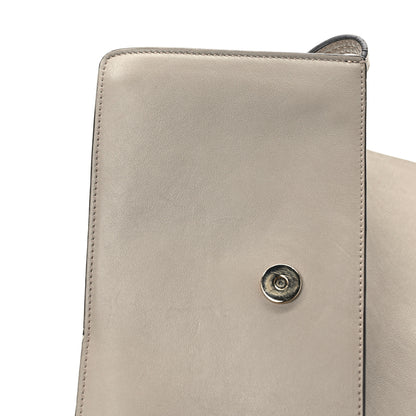 Chloe Suede Calfskin Small Faye Shoulder Bag Motty Grey 10 of 14