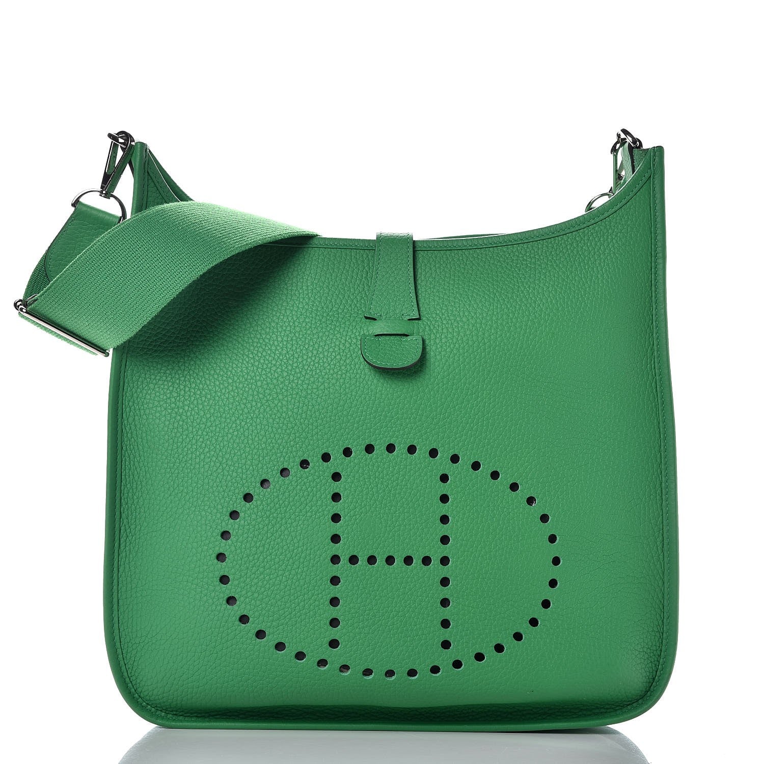 Hermes Taurillon Clemence Evelyne III GM Bambou 1 of 7
