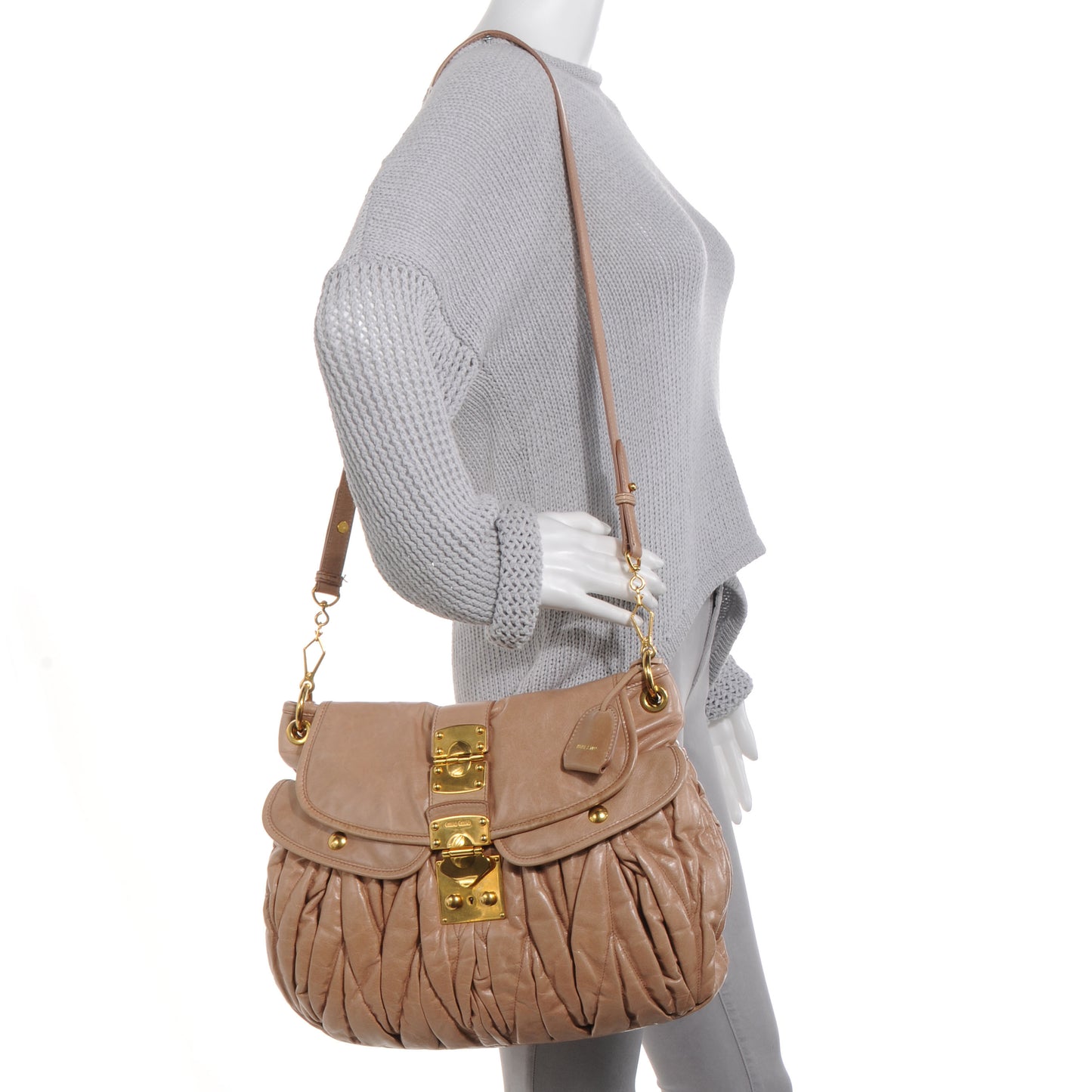 Leather Matelasse Lux Coffer Cammeo