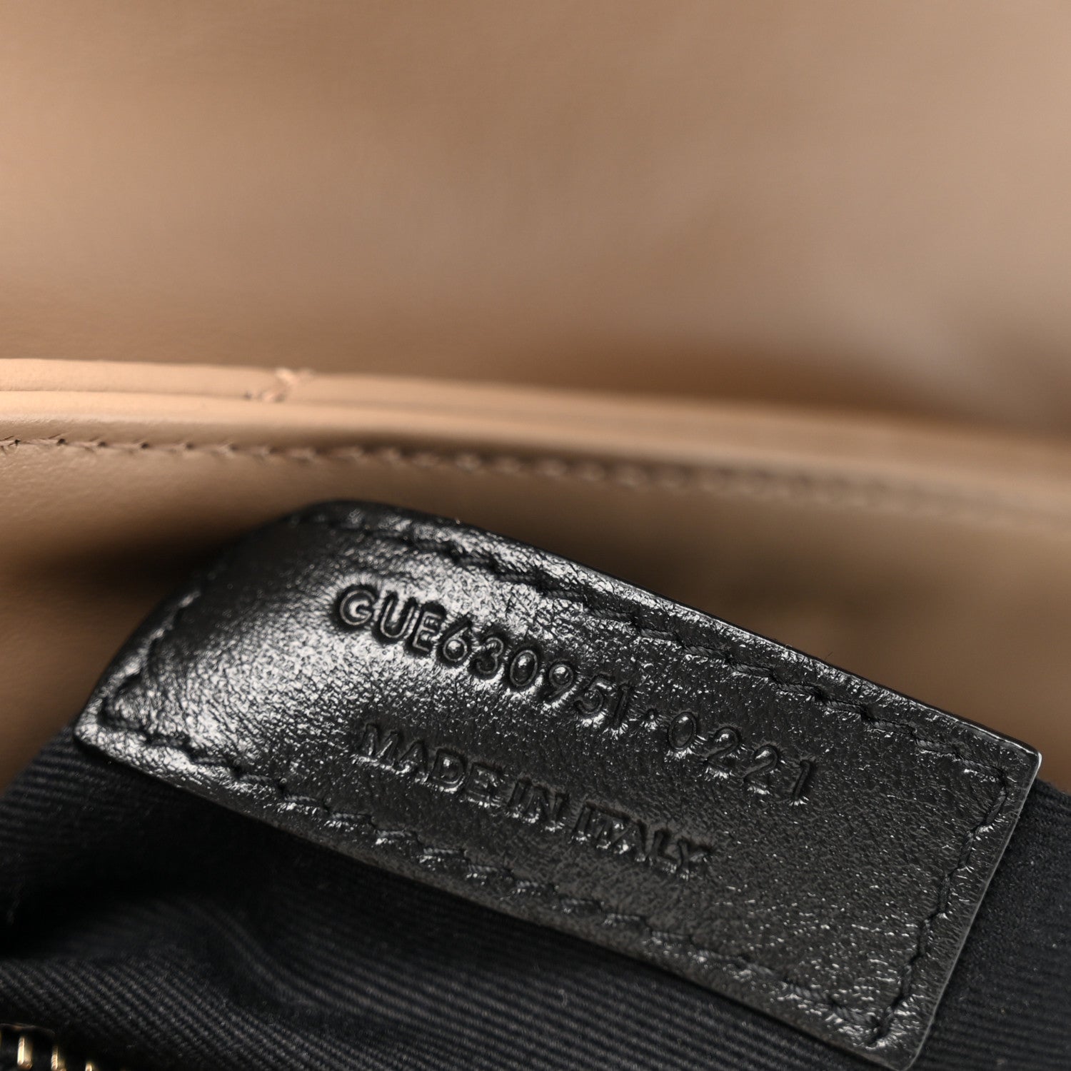 Saint Laurent Calfskin Y Quilted Monogram Toy Loulou Crossbody Bag Dark Beige 7 of 13