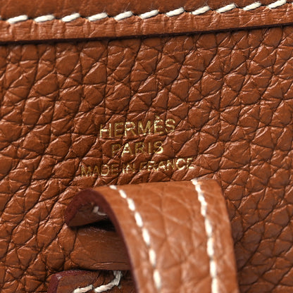 Hermes Taurillon Clemence Evelyne TPM Gold 6 of 10