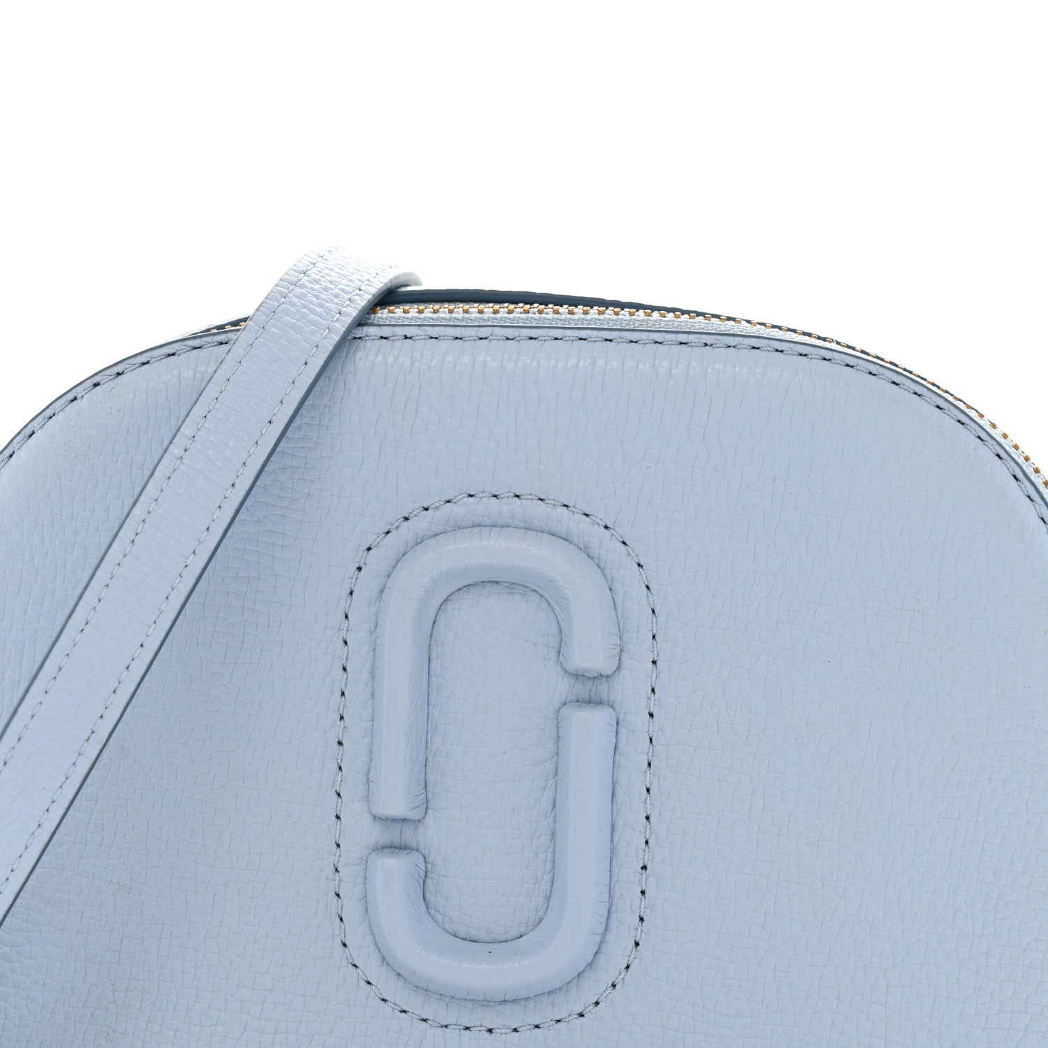 Marc Jacobs Calfskin Shutter Camera Crossbody Bag Light Blue 9 of 11