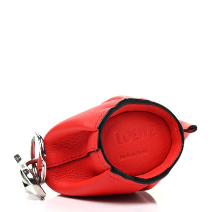 Loewe Calfskin Elephant Coin Purse Bag Charm Key Holder Red 7 of 7
