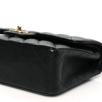 Chanel Caviar Quilted Small Double Flap Black 10 of 12