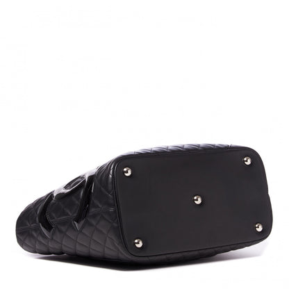 Chanel Calfskin Quilted Large Cambon Tote Black 3 of 8