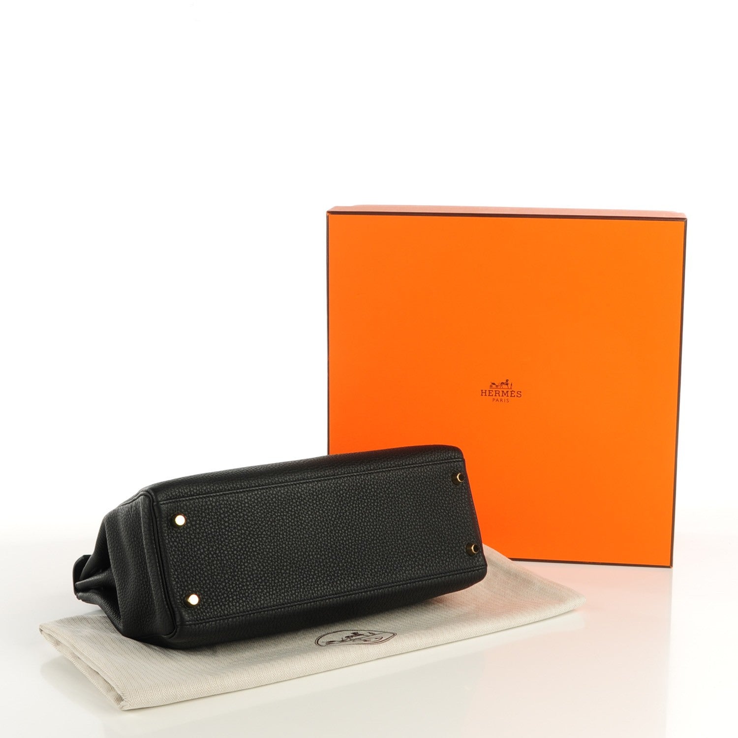 Hermes Togo Kelly Retourne 32 Black 4 of 19