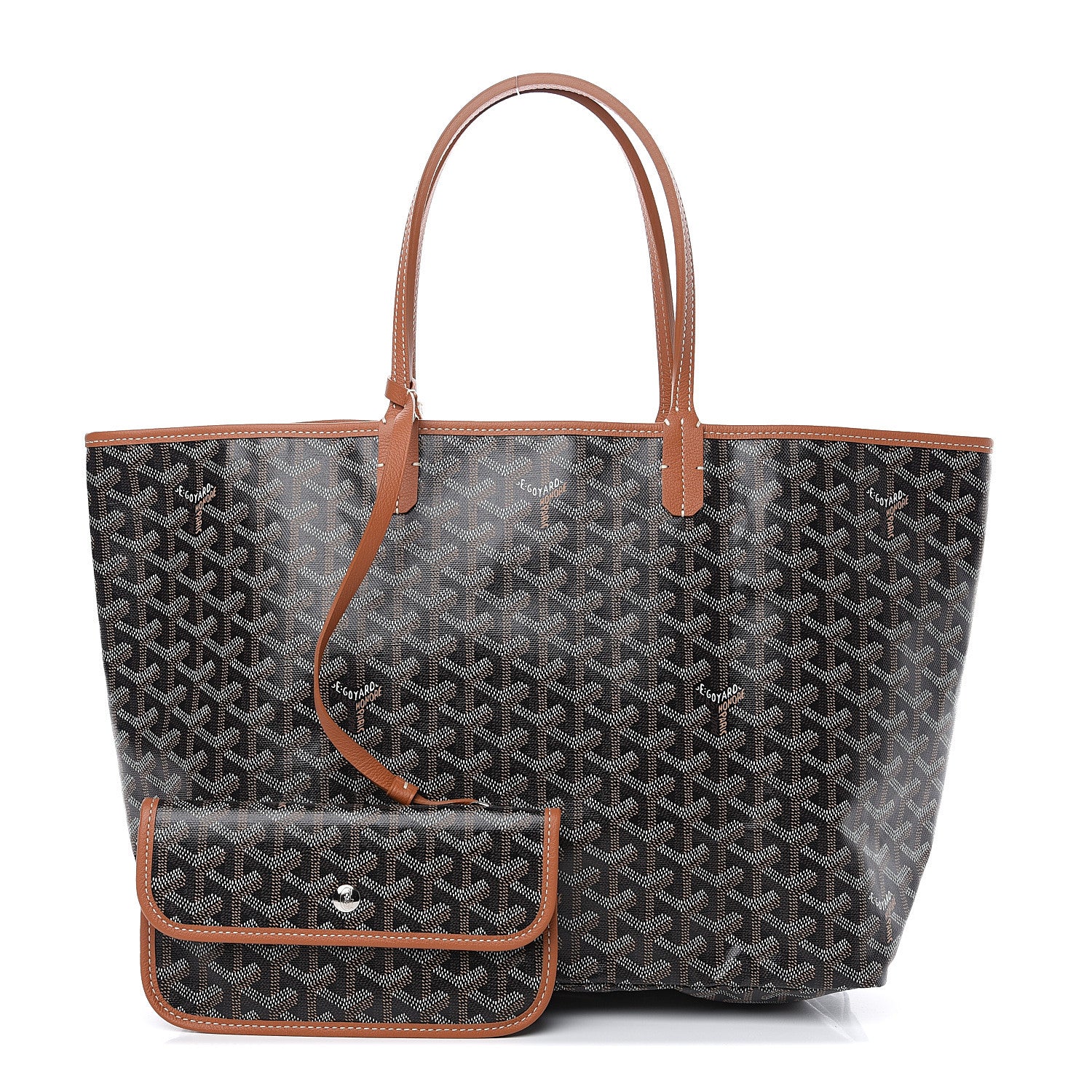 Goyard Goyardine Saint Louis PM Black Gold 1 of 8