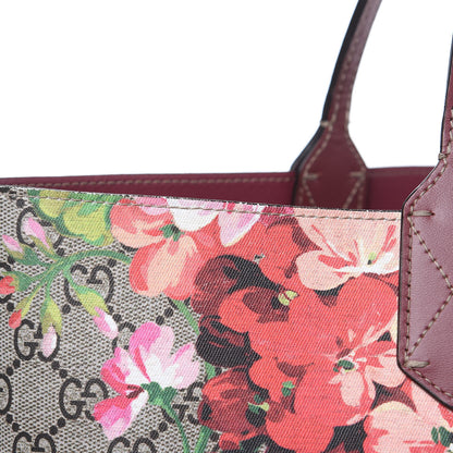 Gucci GG Supreme Monogram Blooms Medium Reversible Tote Beige Multicolor Dry Rose 11 of 18