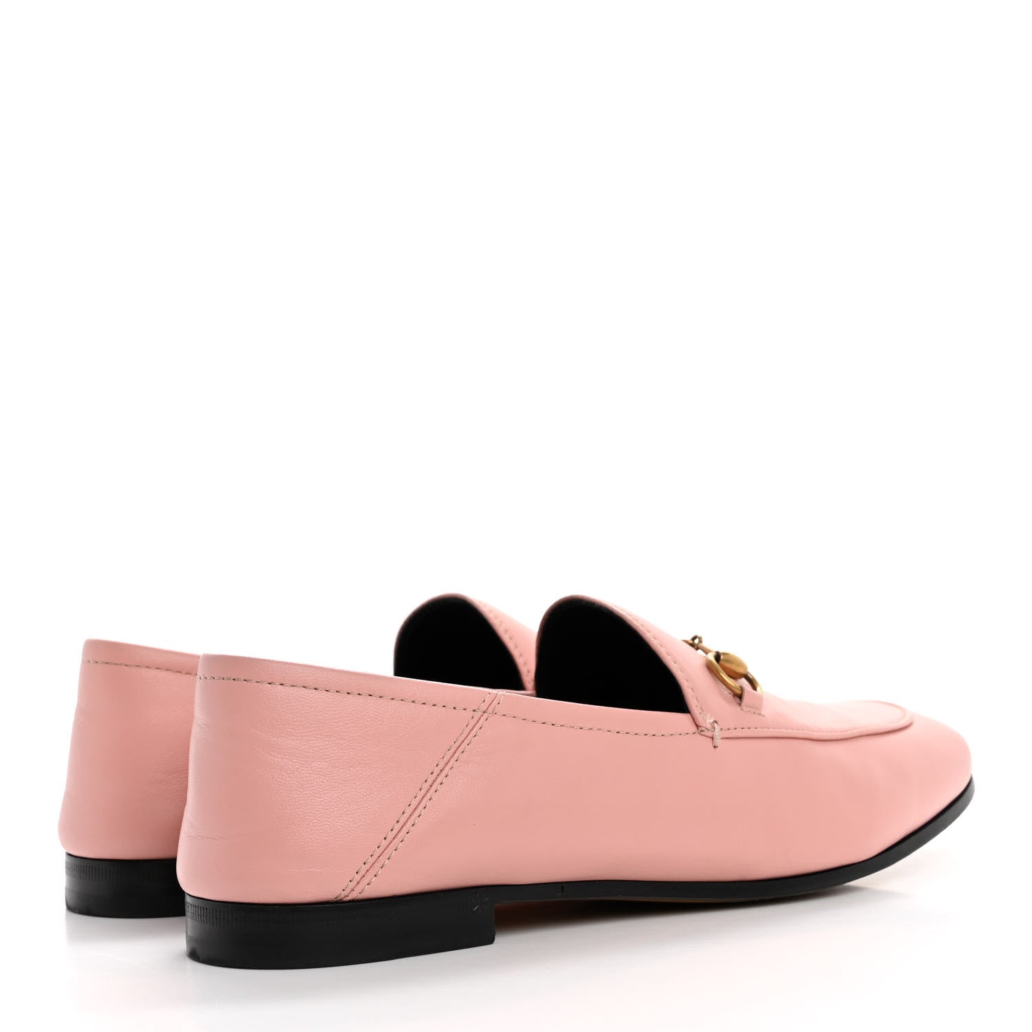 Gucci Lambskin Womens Brixton Horsebit Loafers 39 Perfect Pink 5 of 12