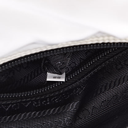 Prada Nylon New Vela Studded Messenger White Fuoco 9 of 12
