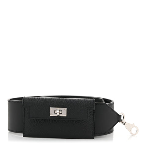 Swift Epsom Pocket Kelly Shoulder Strap Black