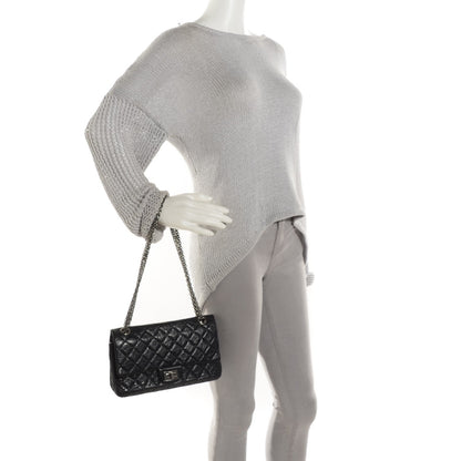 Chanel Aged Calfskin Quilted 2.55 Reissue 225 Flap Black 4 of 11