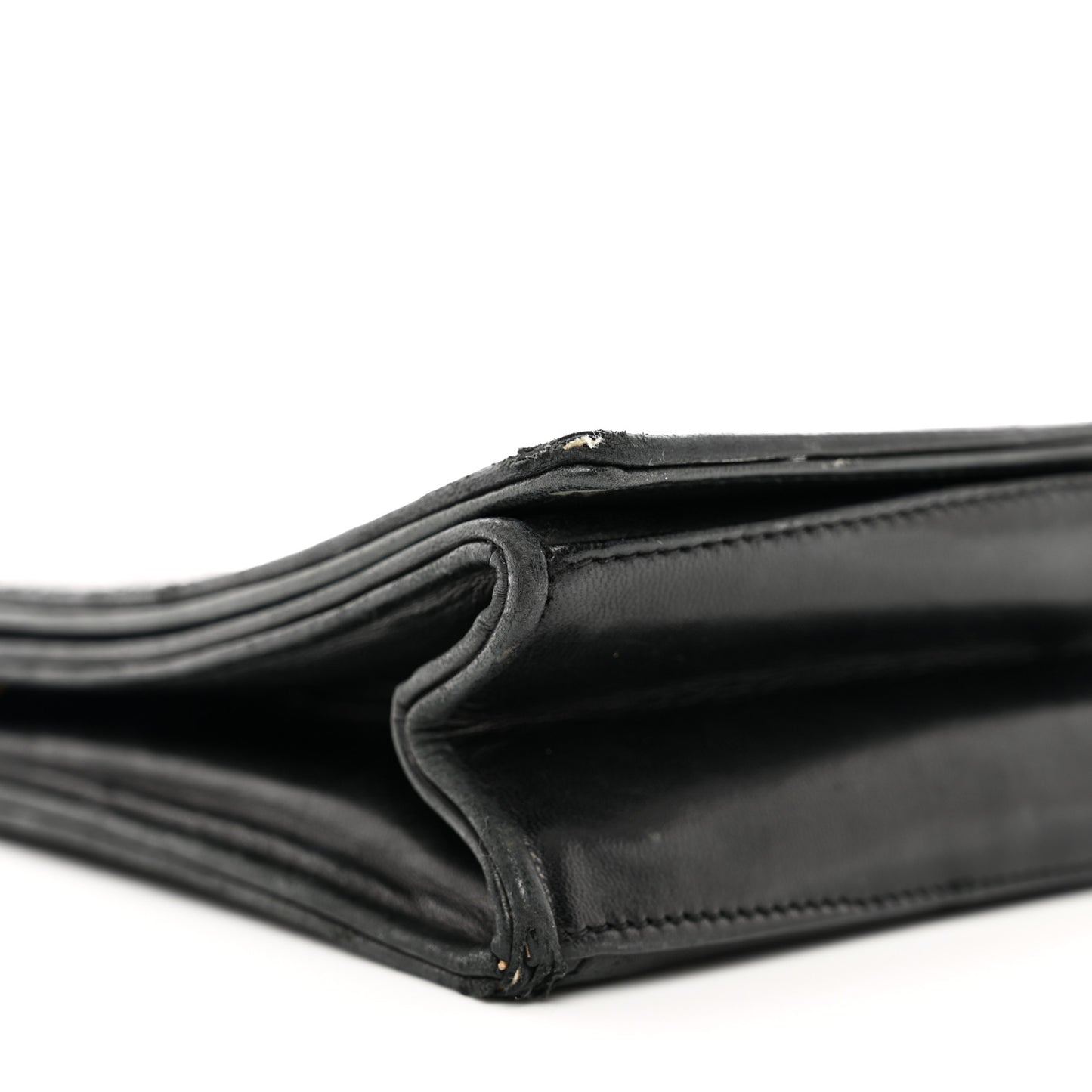 Lambskin Quilted CC Small Single Flap Black