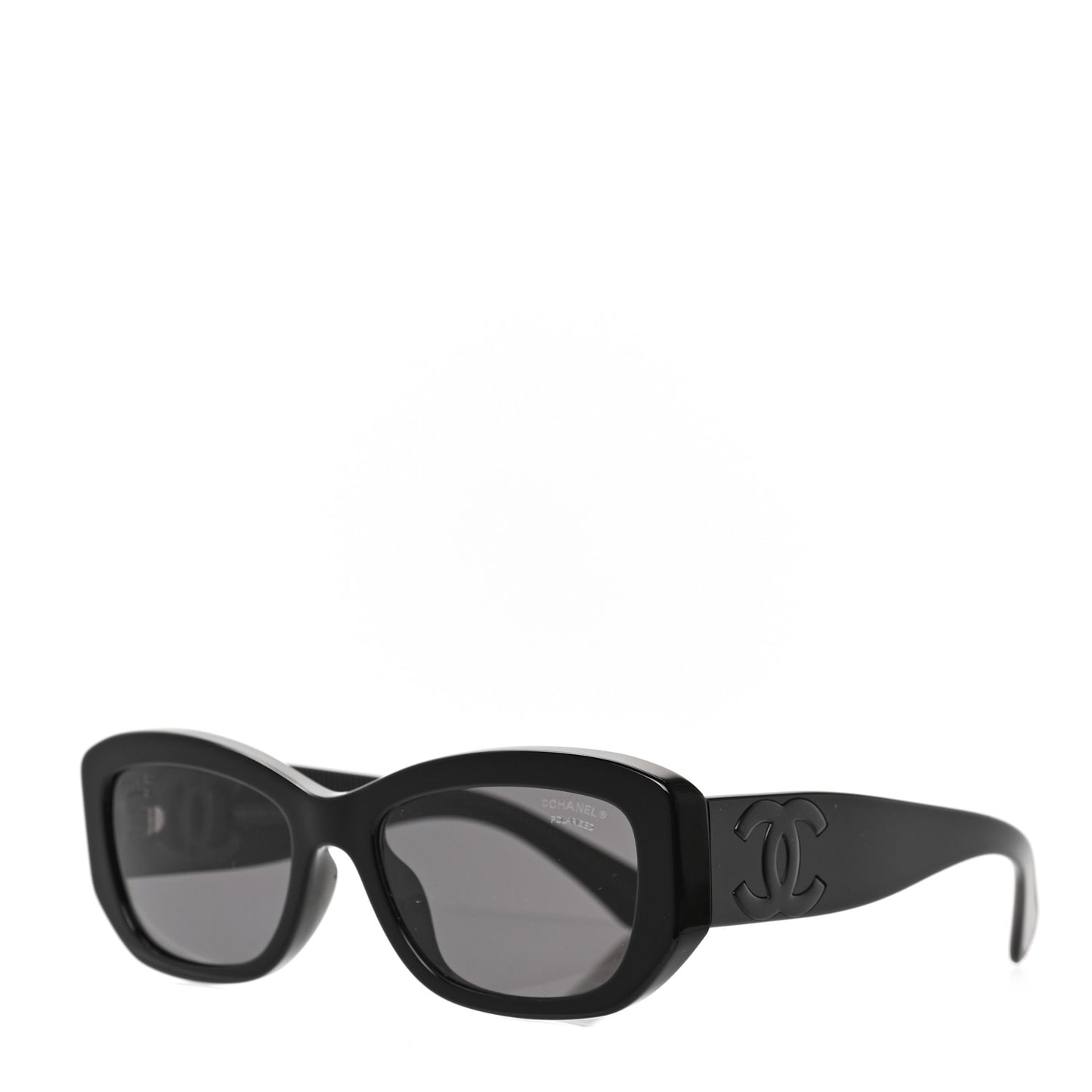 Acetate Rectangle Sunglasses 5493 Black