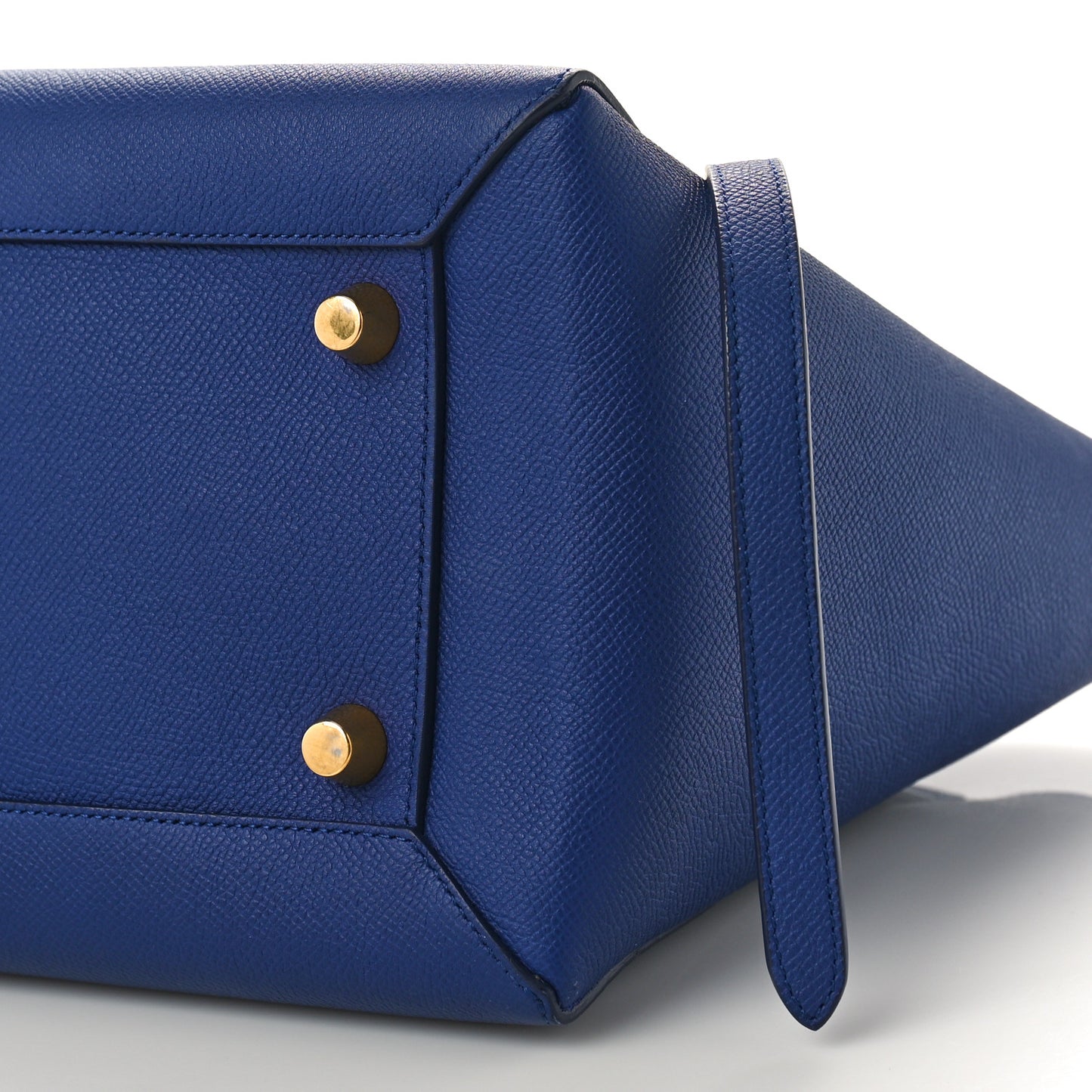 Grained Calfskin Mini Belt Bag Indigo