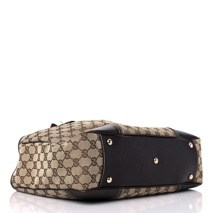 Gucci Monogram Medium Princy Tote Dark Brown 4 of 14
