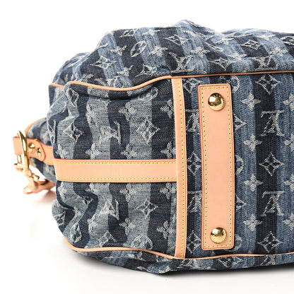Louis Vuitton Denim Raye Cabas GM 7 of 9