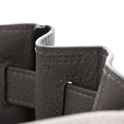 Hermes Togo Kelly Retourne 28 Gris Meyer 7 of 11