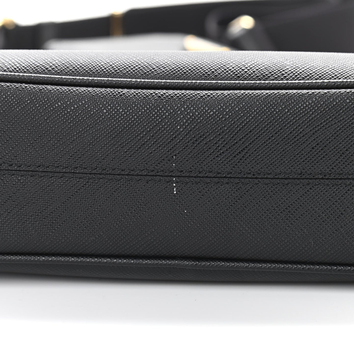 Saffiano Lux Re-Edition 2005 Shoulder Bag Black