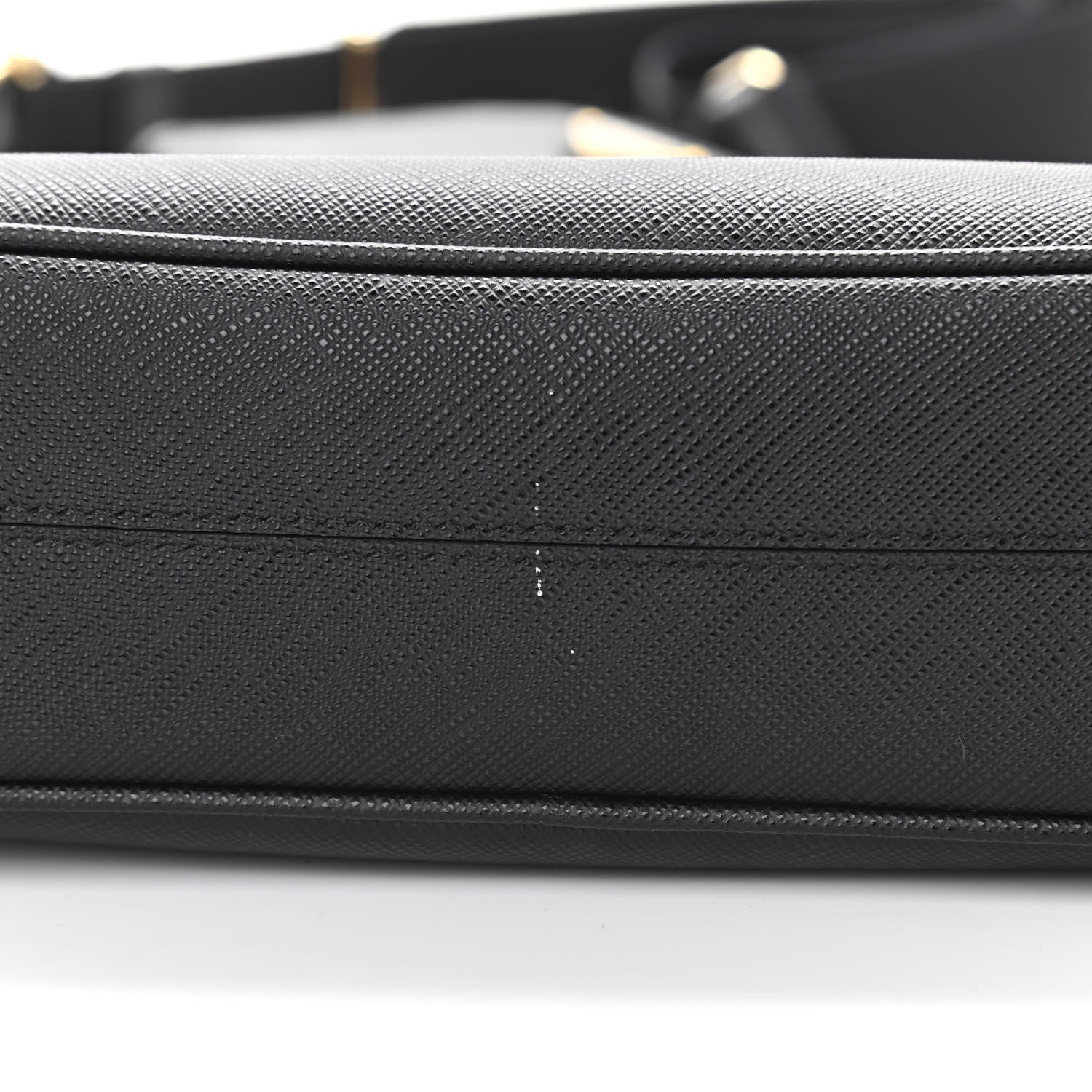 Prada Saffiano Lux Re-Edition 2005 Shoulder Bag Black 11 of 12