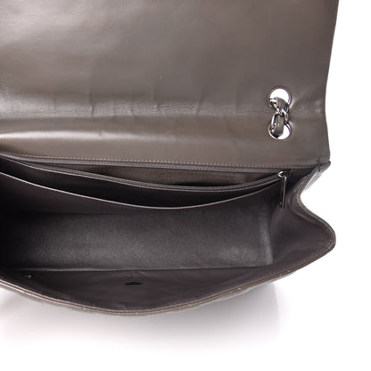 Chanel Lambskin Quilted Maxi Single Flap Dark Grey 5 of 15