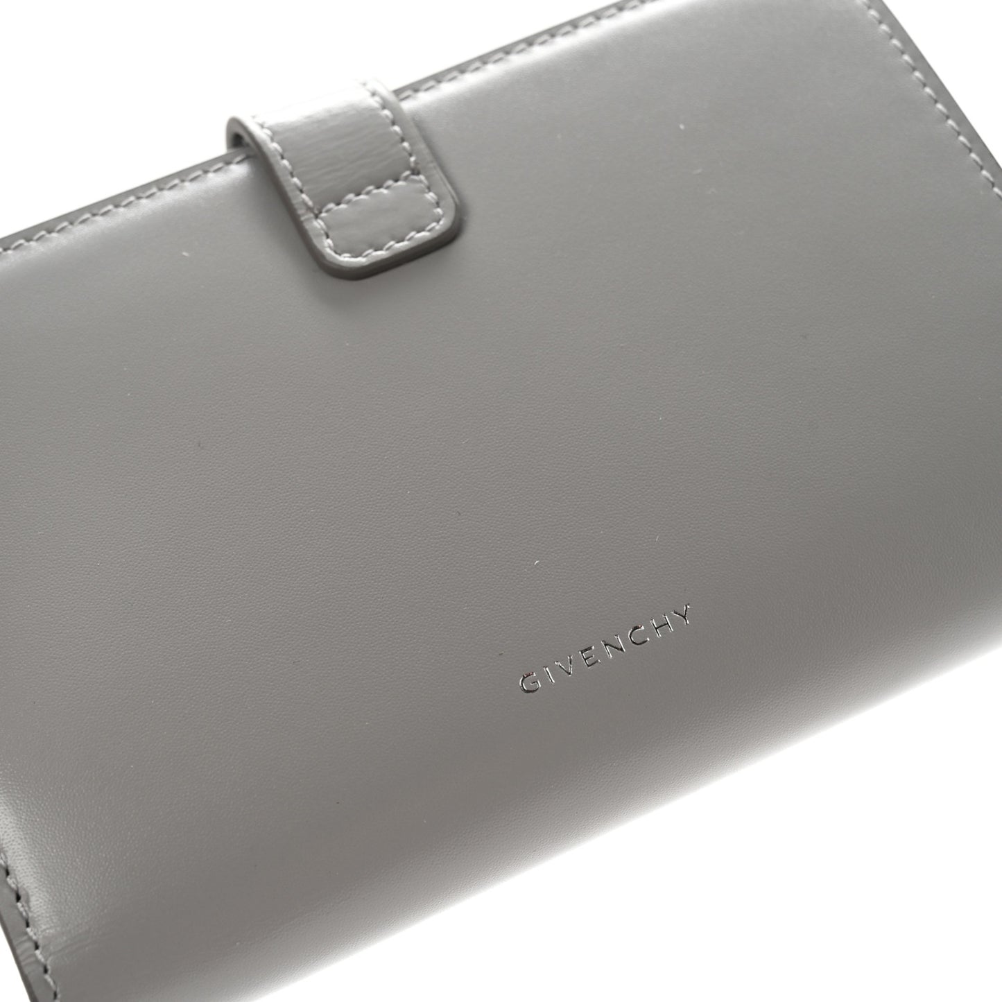 Smooth Box Calfskin 4G Wallet Cloudy Grey