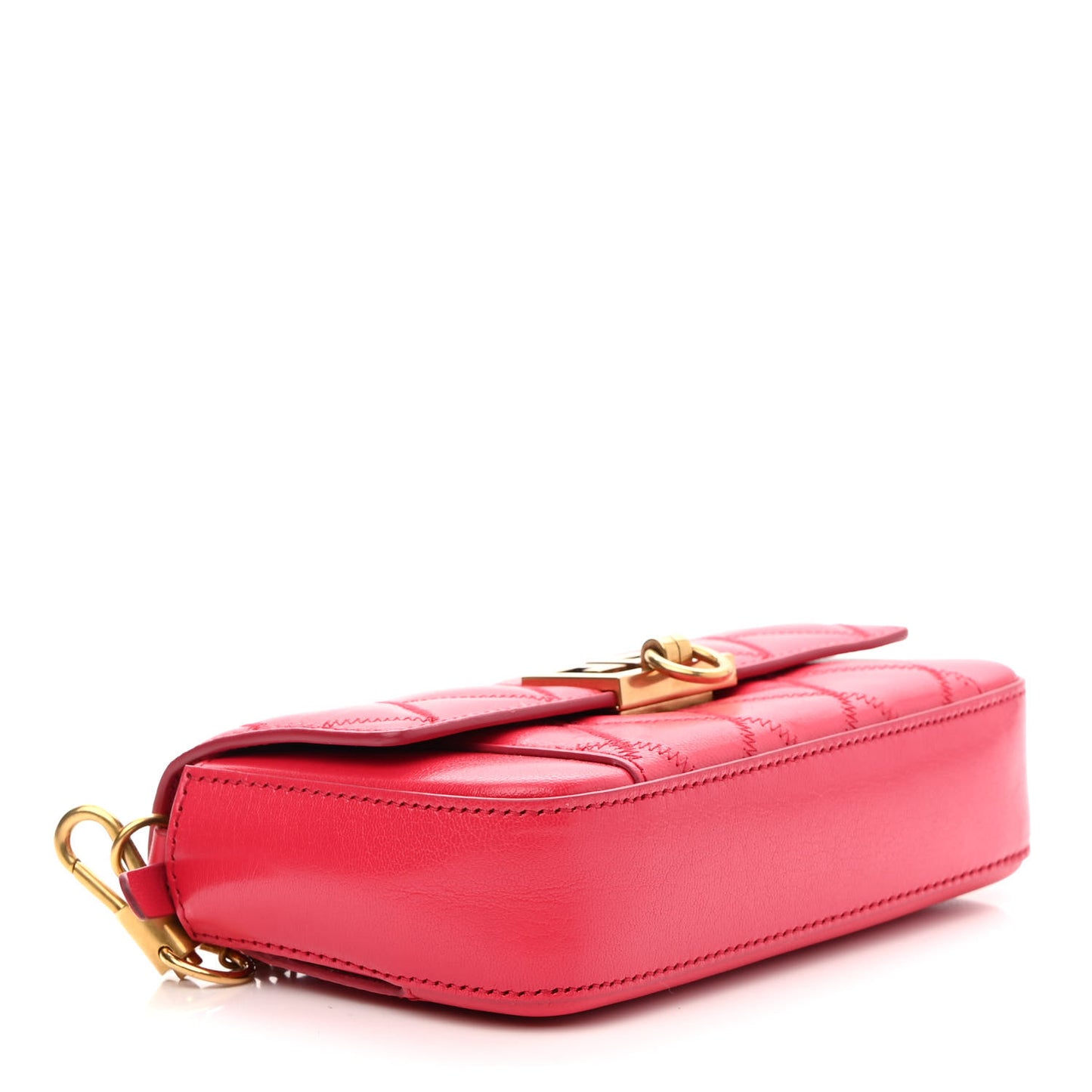 Goatskin Quilted GV3 Mini Pocket Convertible Bag Fuchsia