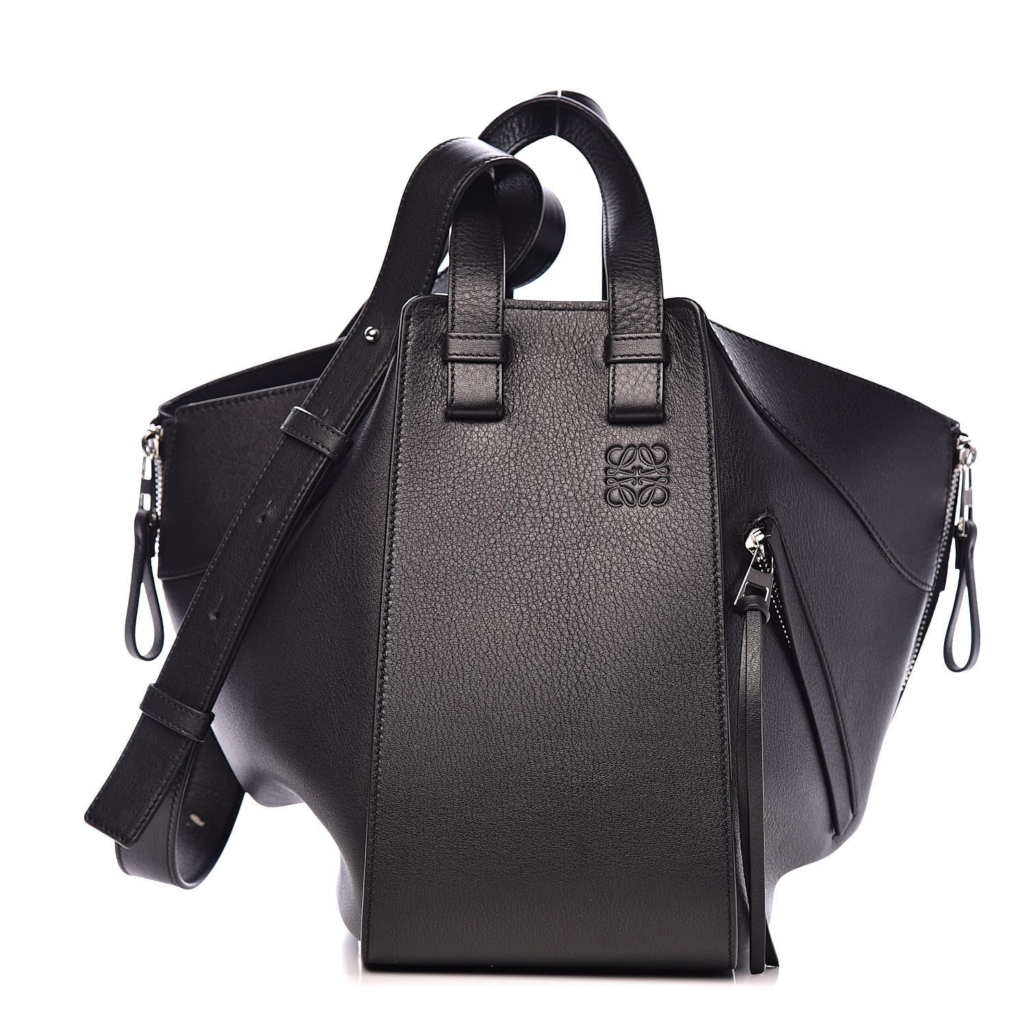 Loewe Calfskin Small Hammock Shoulder Bag Black 1 of 9