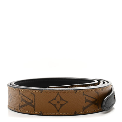 Louis Vuitton Reverse Monogram Bandouliere Shoulder Strap XL Black 2 of 5