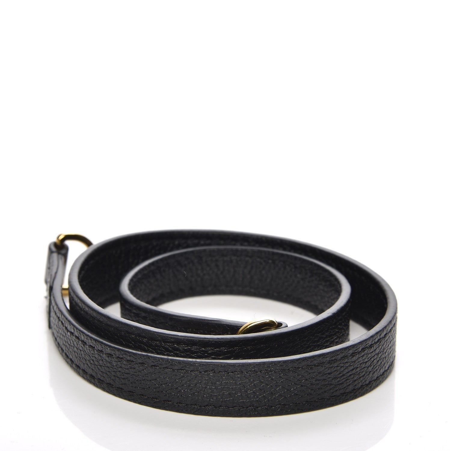 Louis Vuitton Calfskin Shoulder Strap Black 2 of 4