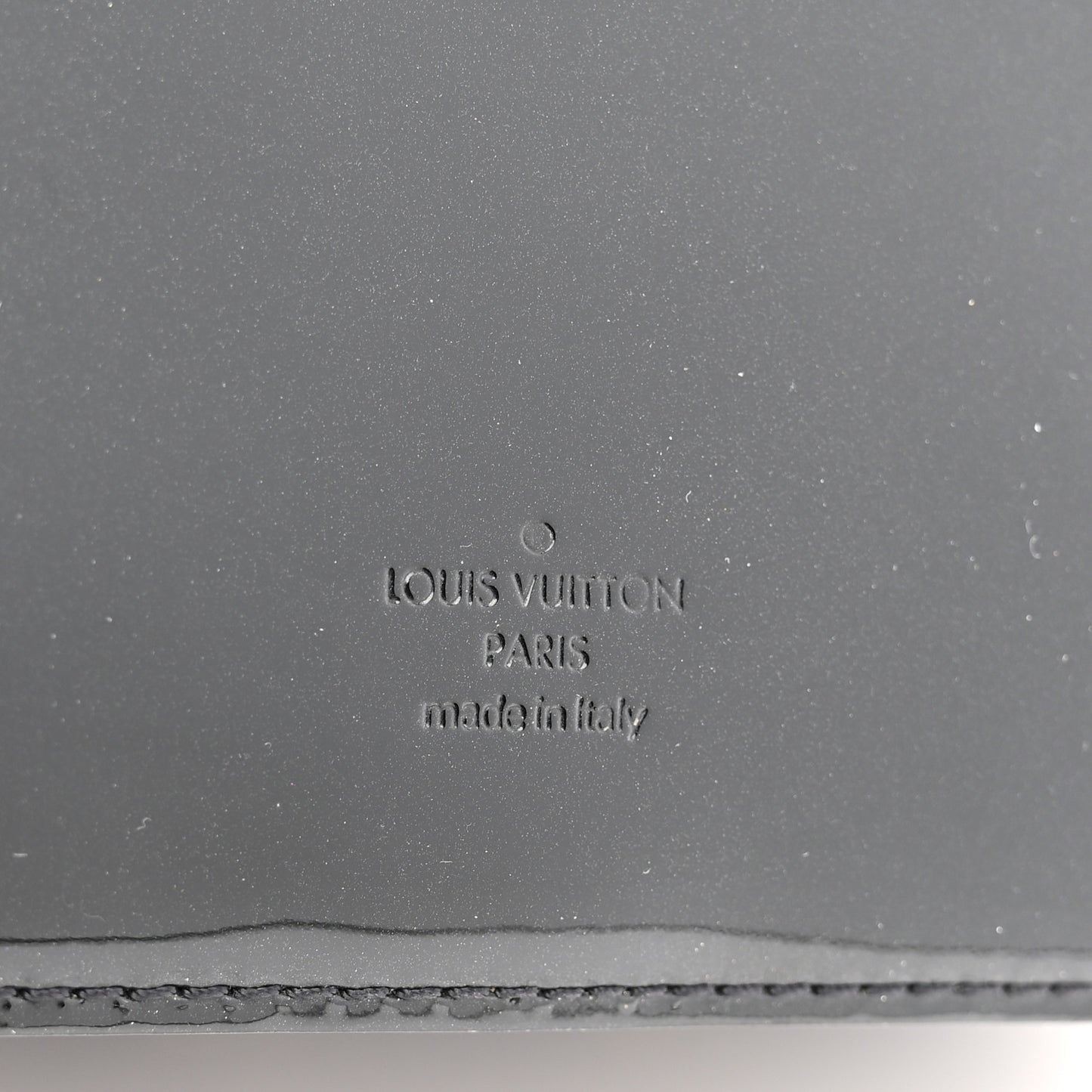 Patent Calfskin Monogram Cherrywood BB Black