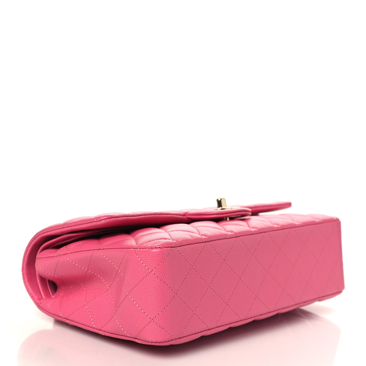 Chanel Caviar Quilted Medium Double Flap Pink 4 of 8
