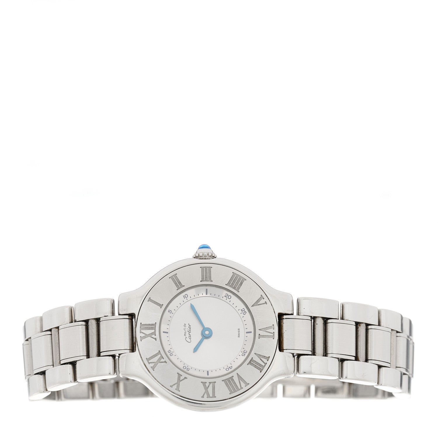 Cartier Stainless Steel 28mm Must De 21 Quartz Watch 2 of 4