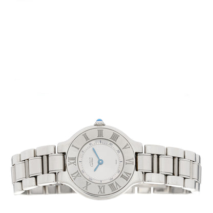Cartier Stainless Steel 28mm Must De 21 Quartz Watch 2 of 4