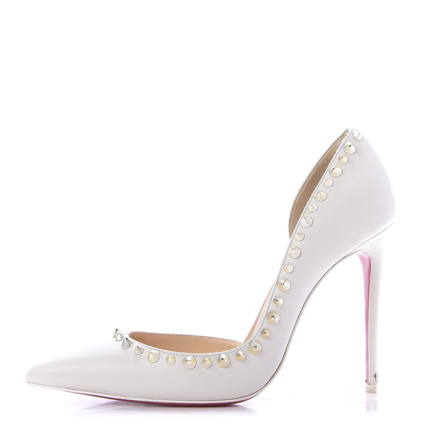Shiny Nappa Irishell 100 Pumps 38 White