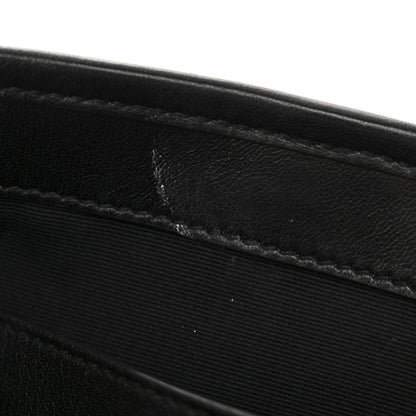 Saint Laurent Calfskin Ayers Patchwork Monogram Medium Niki Chain Satchel Black 12 of 14