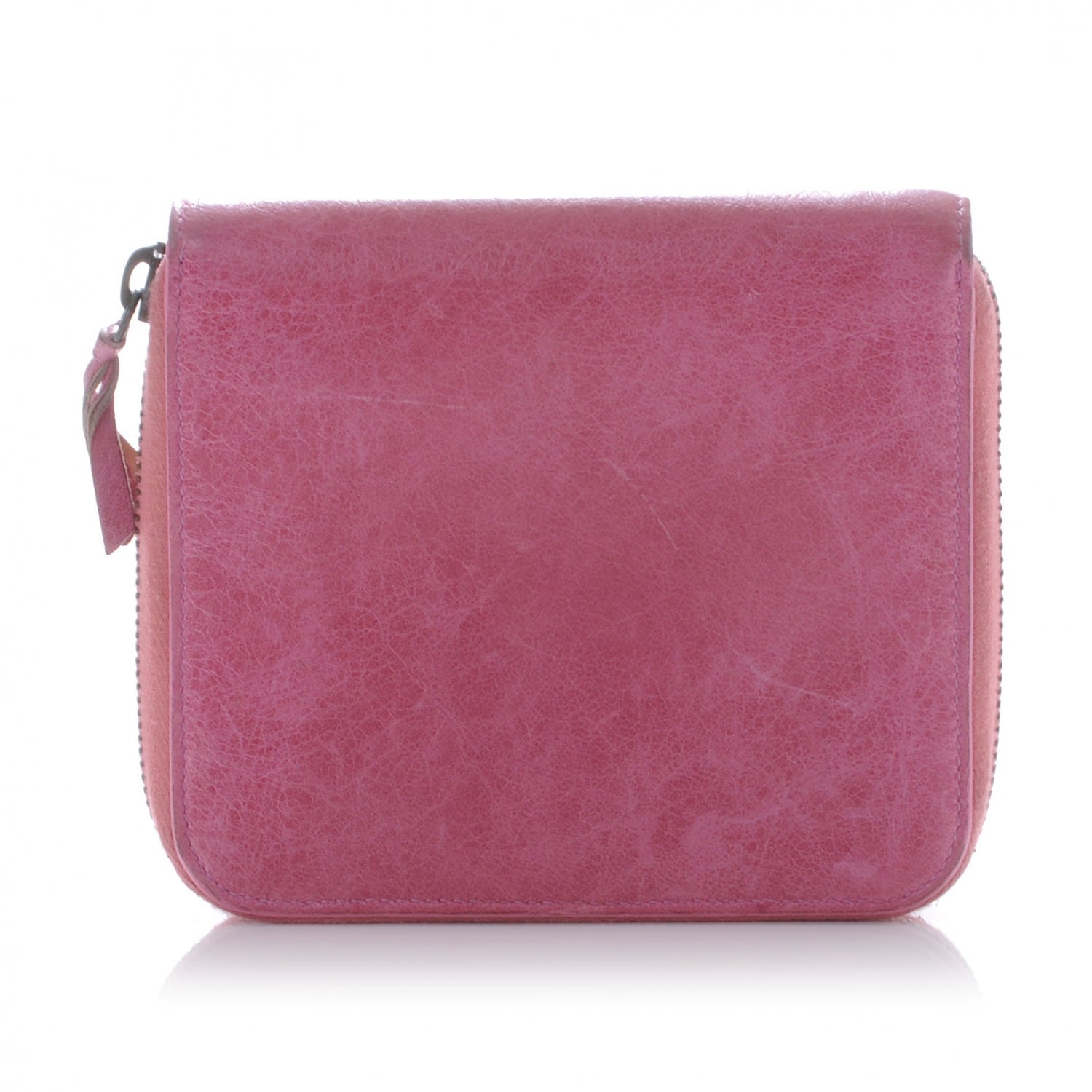 Balenciaga Chevre Motorcycle Compact Wallet Sorbet 3 of 6