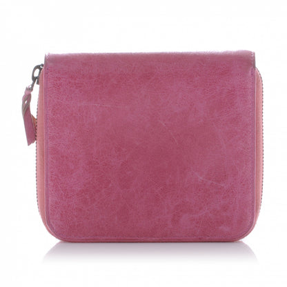Balenciaga Chevre Motorcycle Compact Wallet Sorbet 3 of 6